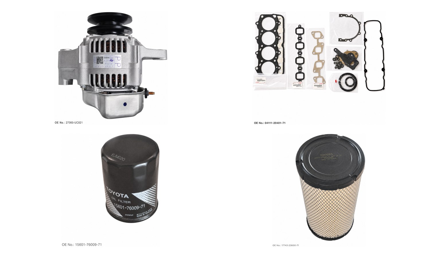 OE Parts by Supply Need — Browse critical parts and standard replacement parts with OE-based identification support.