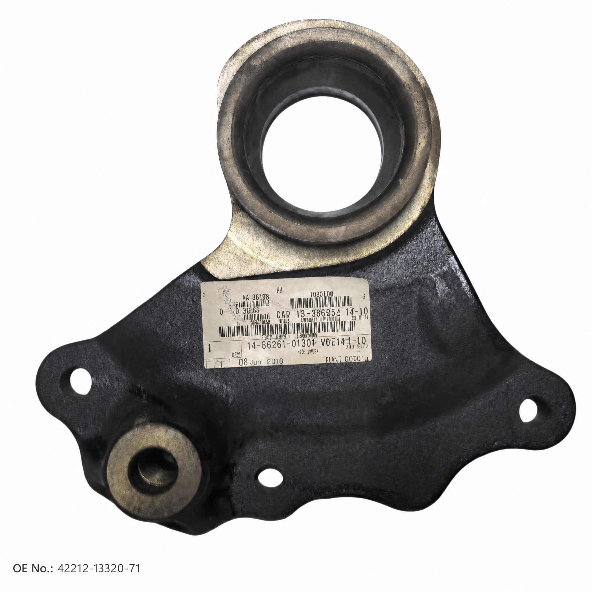 BRACKET, FRONT AXLE — 42212-13320-71 — Drive / Axle / Suspension · OE 42212-13320-71 Representative image of JIA CHENG overseas B2B forklift and OE parts export workflow.