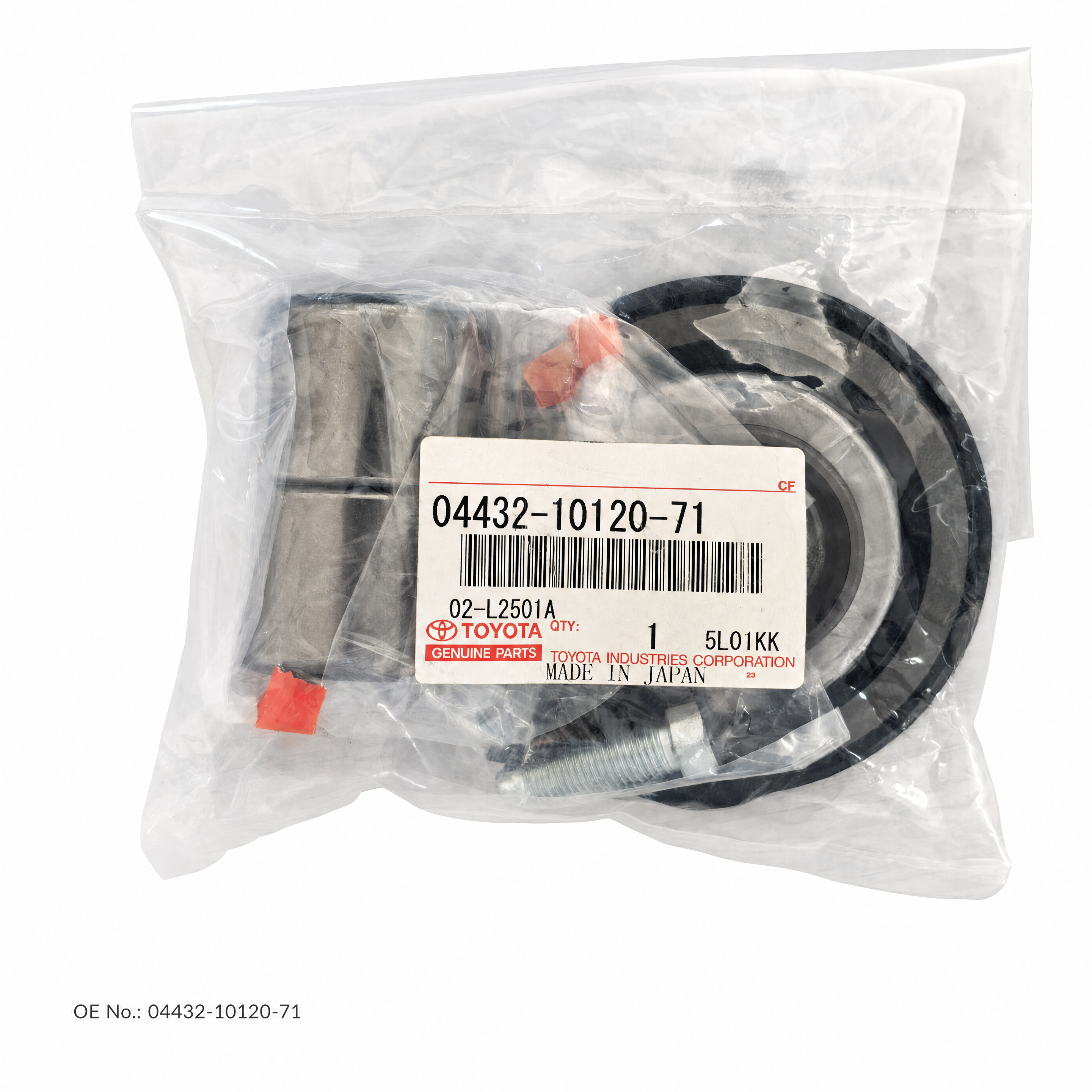 SEAL KIT, KING PIN — 04432-10120-71 — OE Replacement Part · OE 04432-10120-71 Representative image of JIA CHENG overseas B2B forklift and OE parts export workflow.
