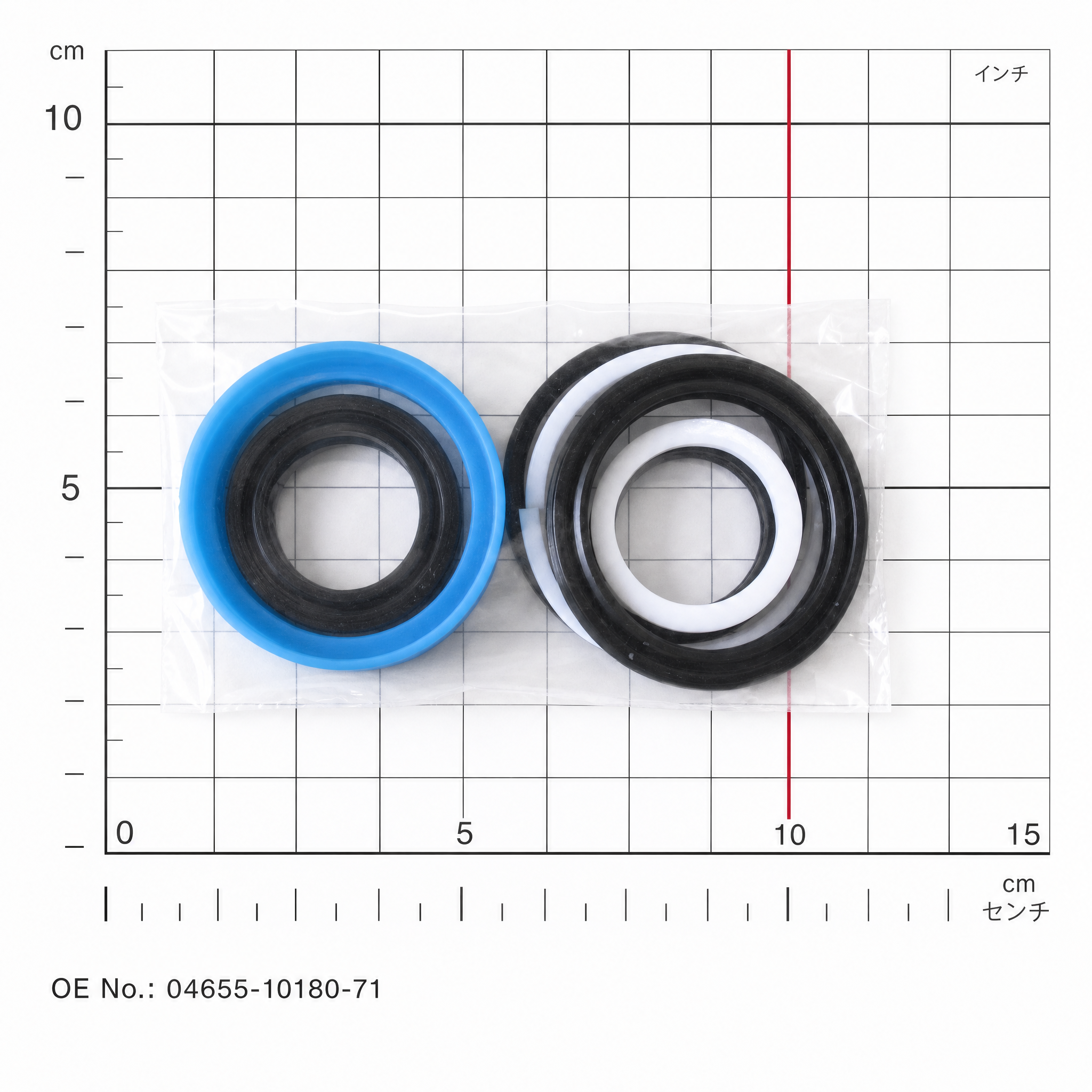CYLINDER O/H KIT, TILT — 04655-10180-71 — Hydraulic System · OE 04655-10180-71 Representative image of JIA CHENG overseas B2B forklift and OE parts export workflow.